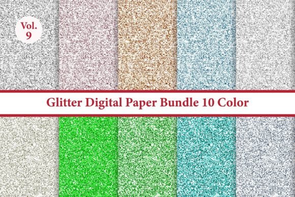 Download Glitter Textures Bundle 10 Color Vol.9 - Premium Bundle