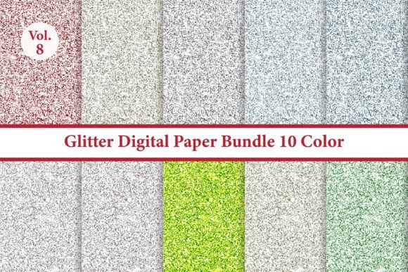 Download Glitter Textures Bundle 10 Color Vol.8 - Premium Bundle